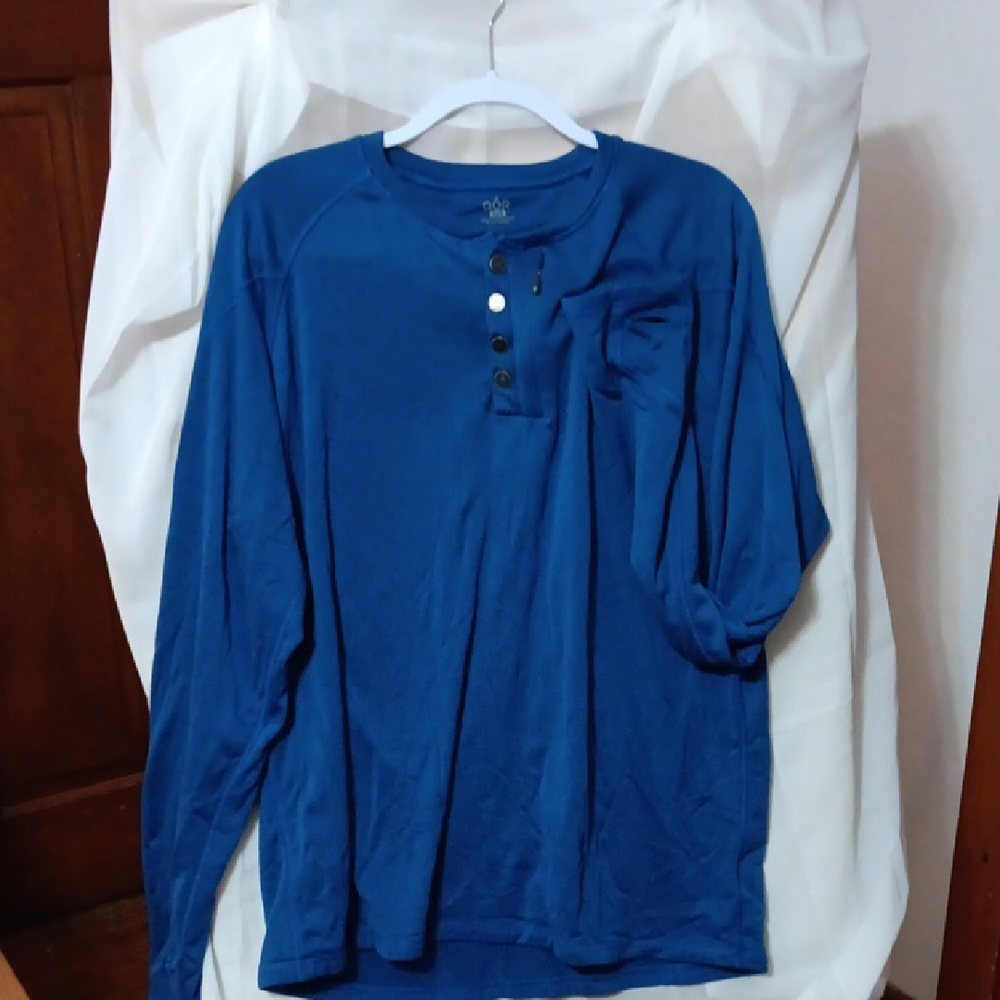 Blue Long Sleeve Women's Top